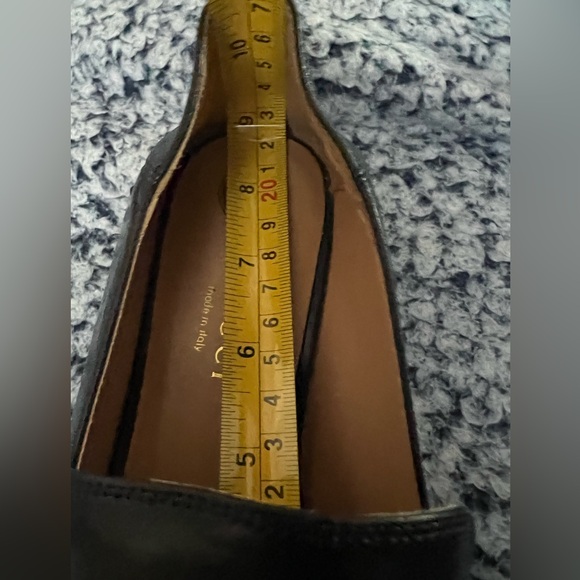 Gucci Black Leather Peyton Pearl Loafer Heel GG Marmont - Picture 13 of 13